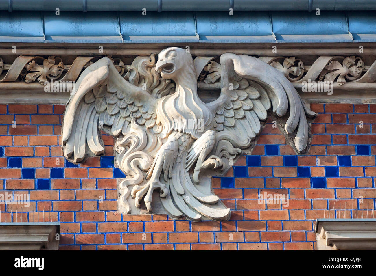 Architectural detail eagle Stock Photo