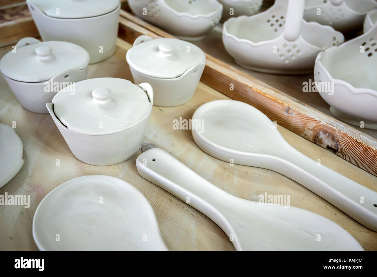 Tableware made of delft Stock Photo Alamy