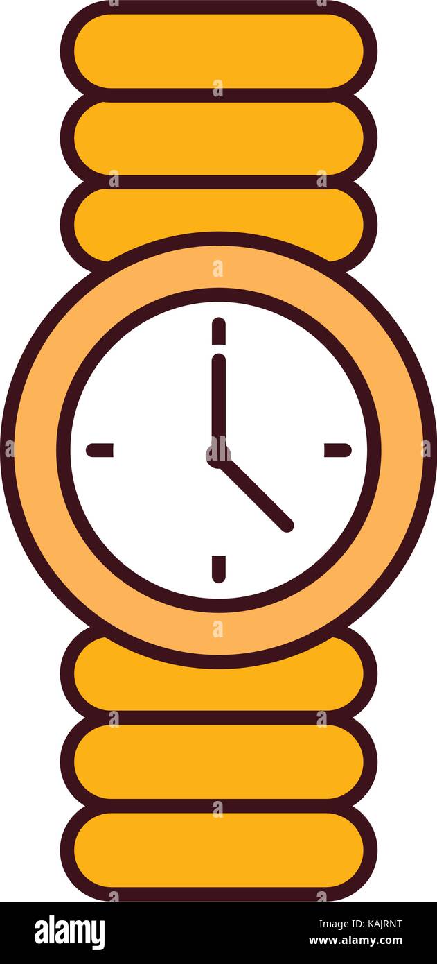 Wristwatch clock isolated Stock Vector Image & Art - Alamy