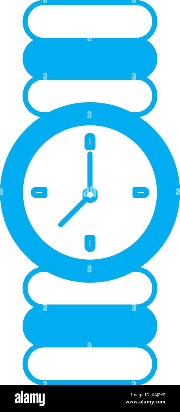 Wristwatch clock isolated Stock Vector Image & Art - Alamy