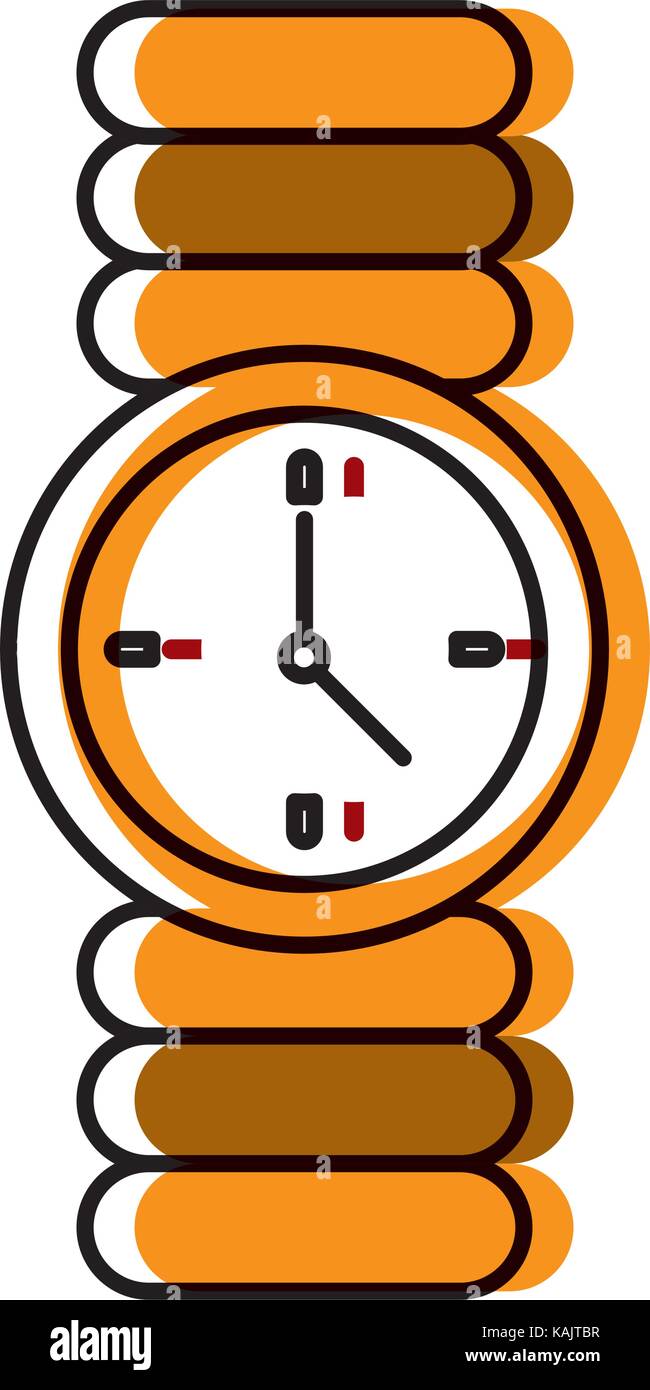 Wristwatch clock isolated Stock Vector Image & Art - Alamy