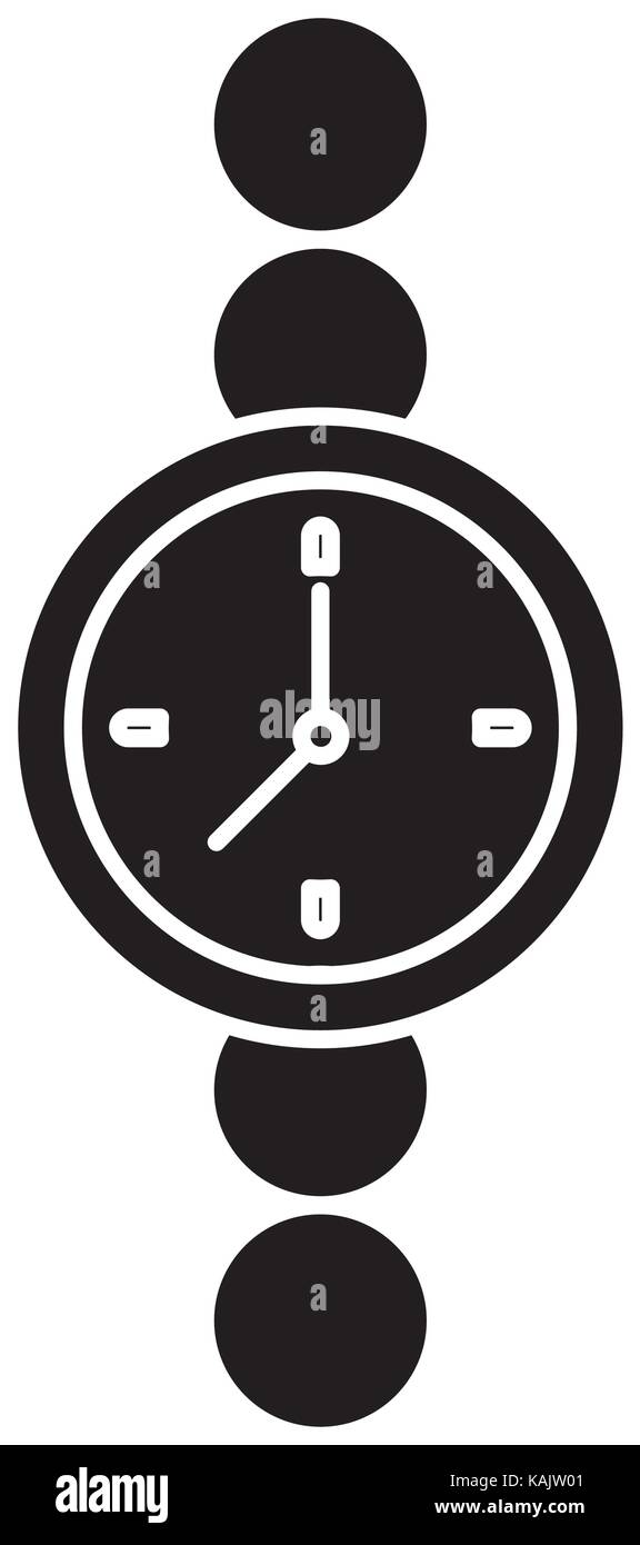 Wristwatch clock isolated Stock Vector Image & Art - Alamy