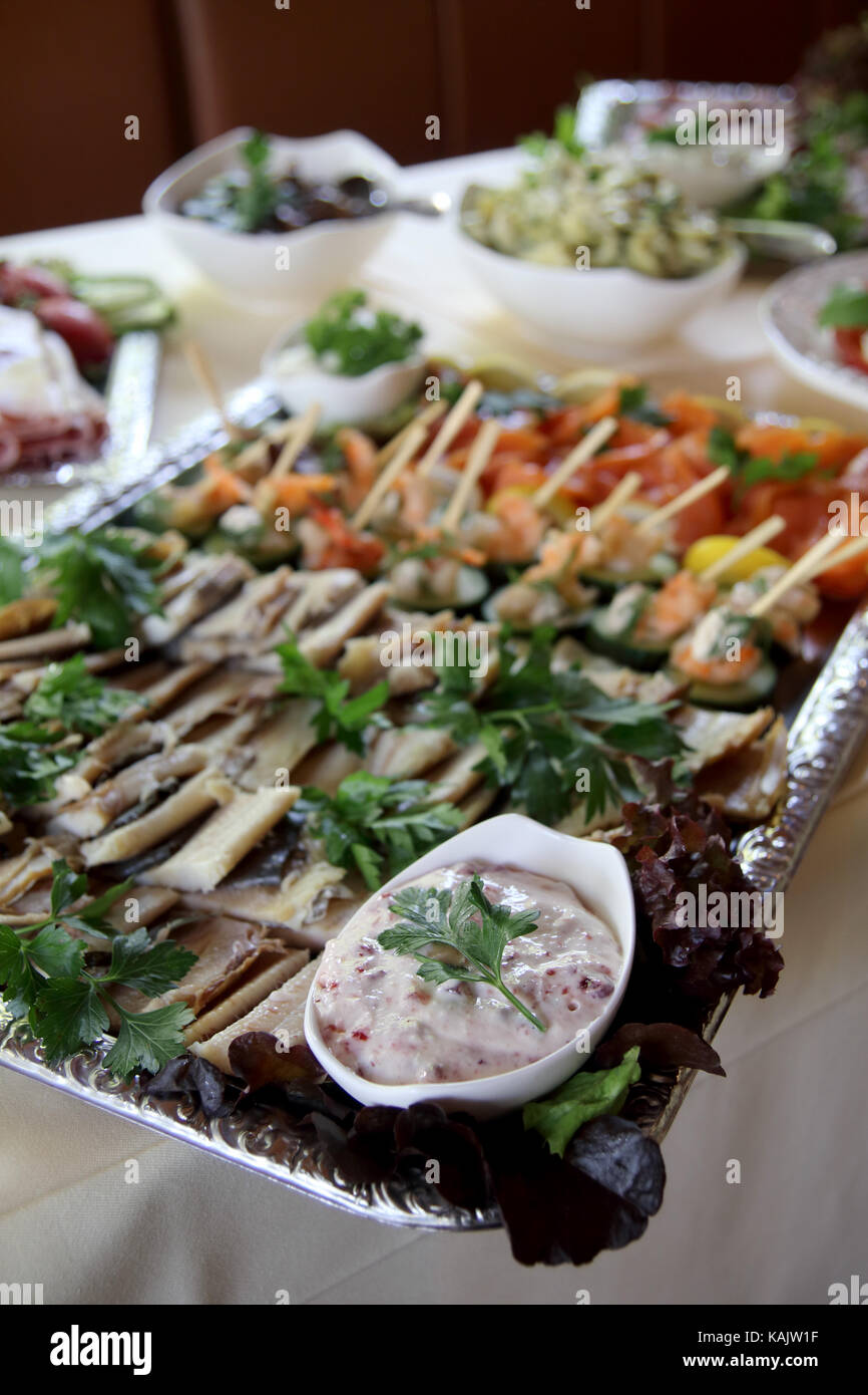 Canapés Stock Photo
