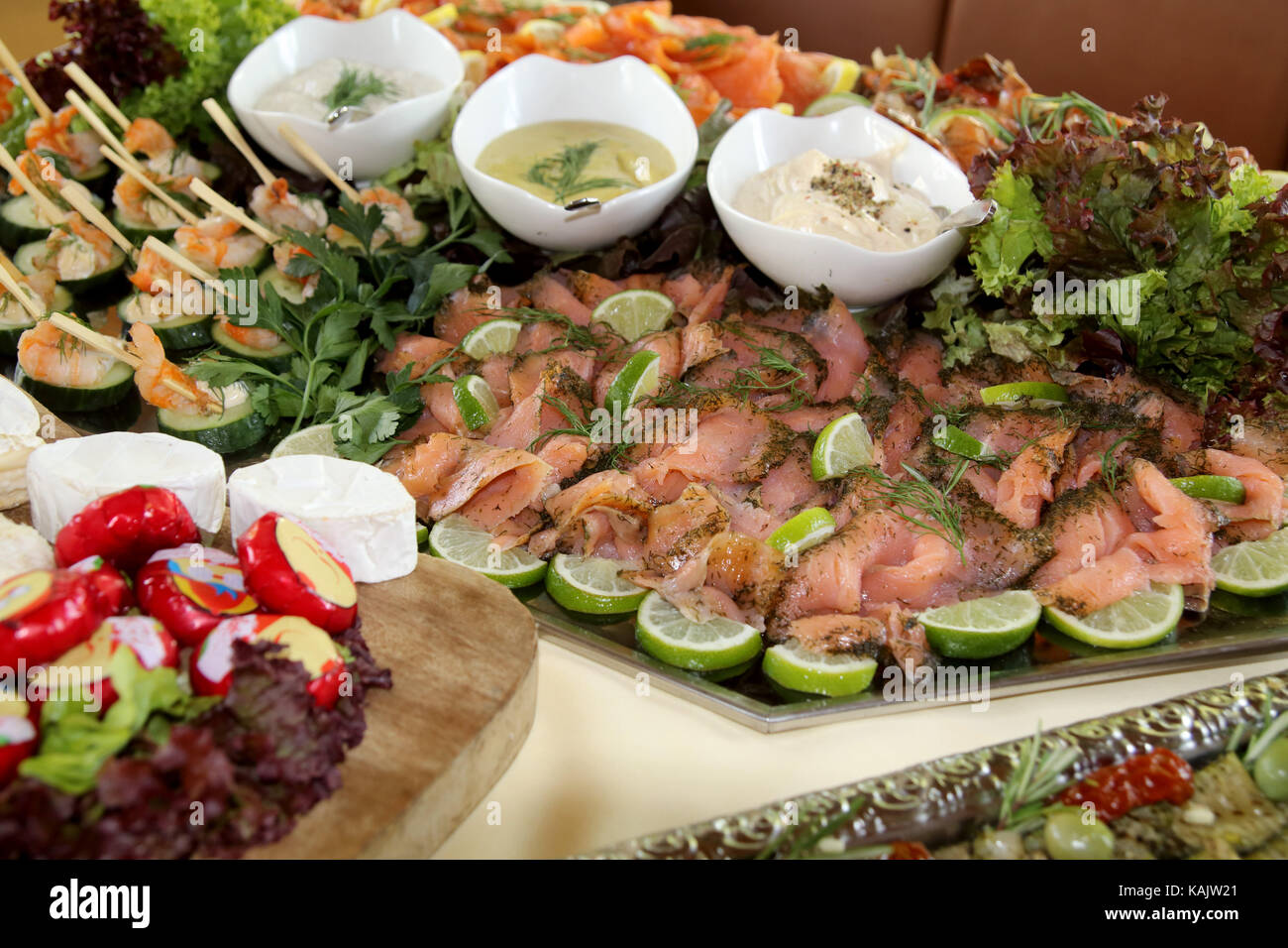Canapés Stock Photo