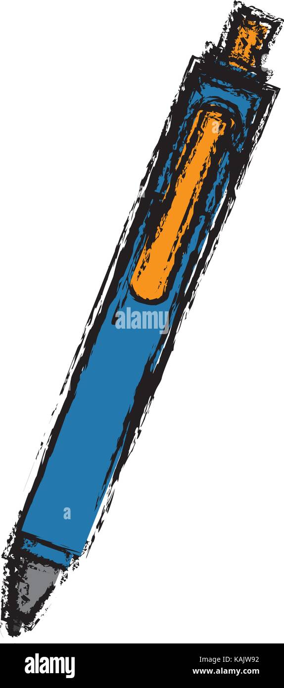 Office pen isolated Stock Vector Image & Art - Alamy
