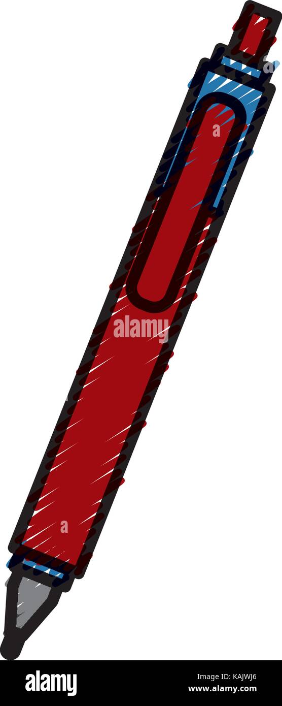 Office pen isolated Stock Vector Image & Art - Alamy
