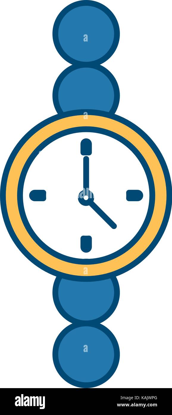 Wristwatch clock isolated Stock Vector Image & Art - Alamy