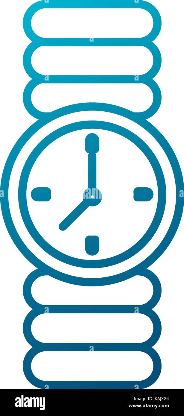 Wristwatch clock isolated Stock Vector Image & Art - Alamy
