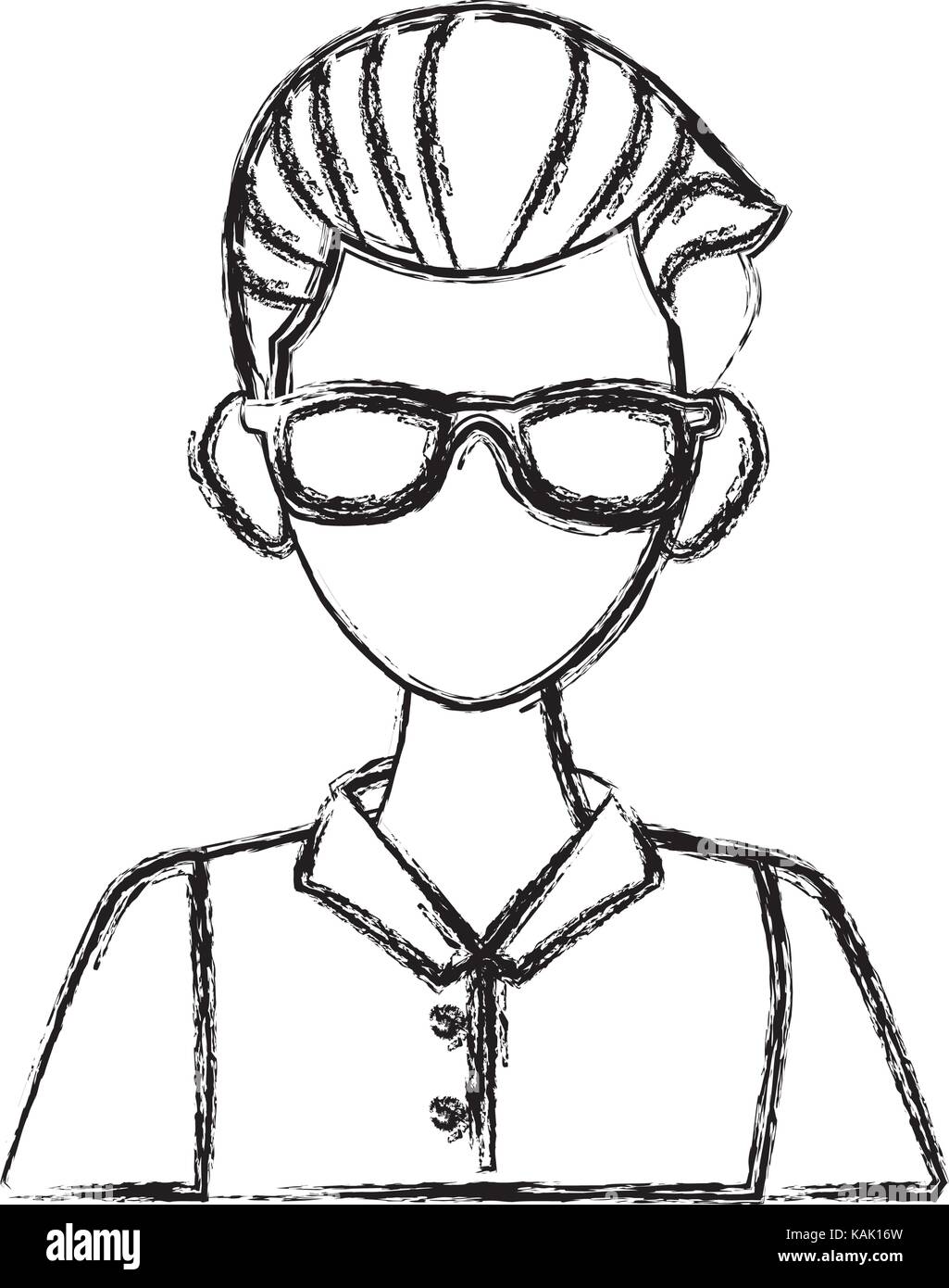 Young man with sunglasses cartoon Stock Vector Image & Art Alamy