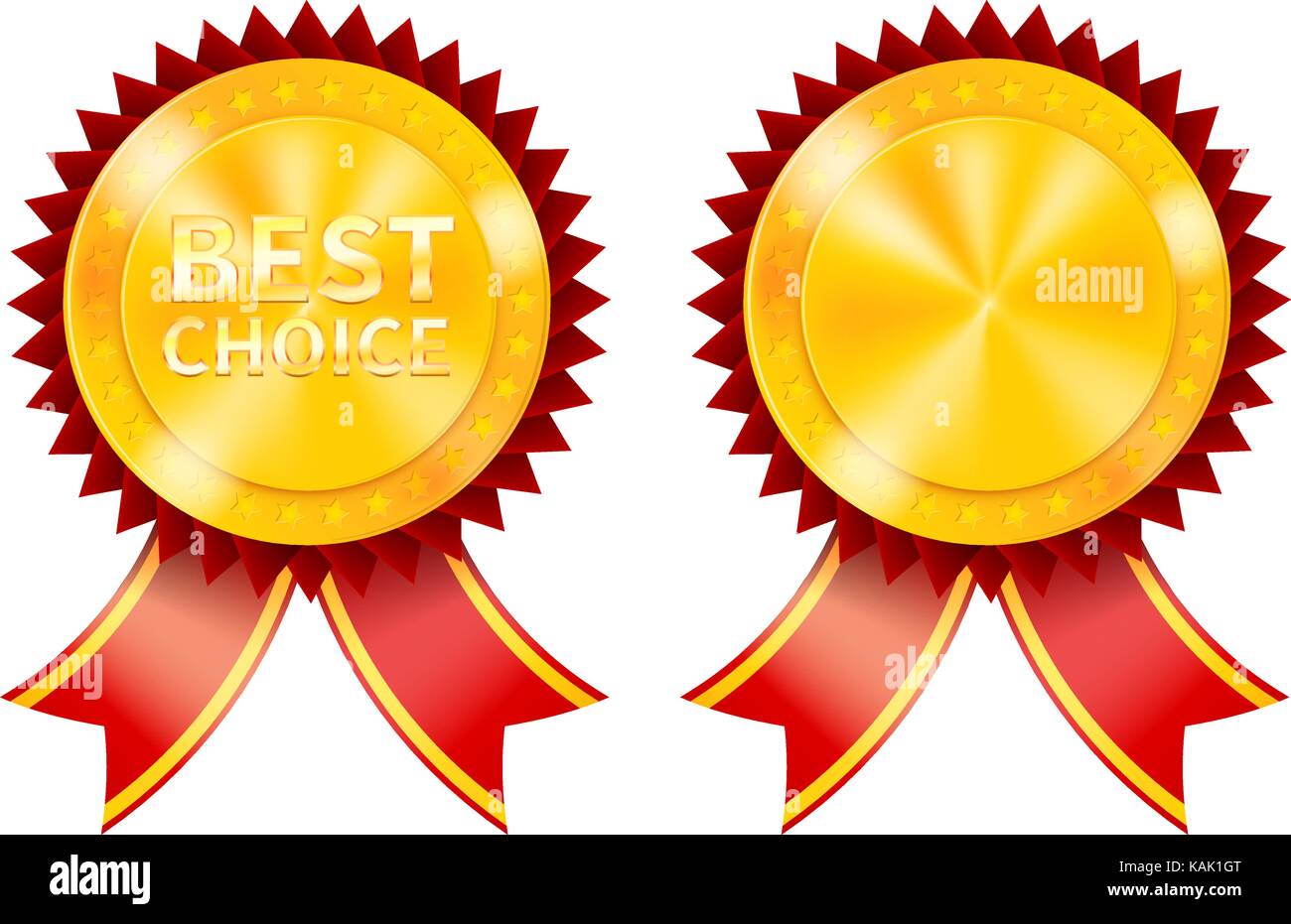 Gold medal illustration Stock Vector Image & Art - Alamy