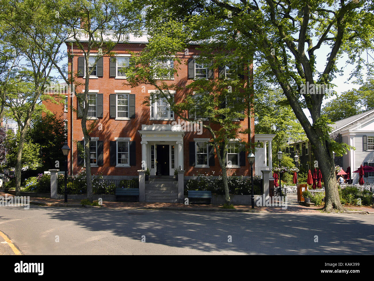 Jared Coffin House  *  Nantucket Island, Massachusetts, USA Stock Photo