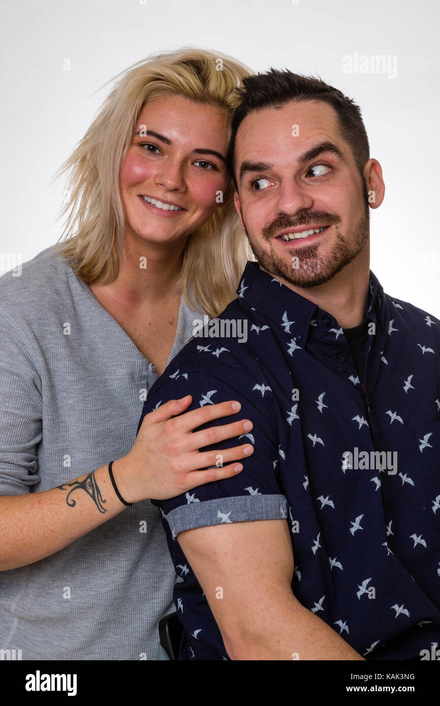 Attractive Young American Couple in their 20's Stock Photo - Alamy