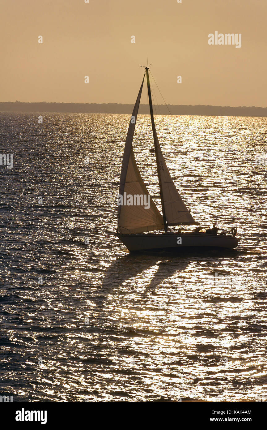 Sailing on Nantucket Sound, Massachusetts, USA Stock Photo Alamy
