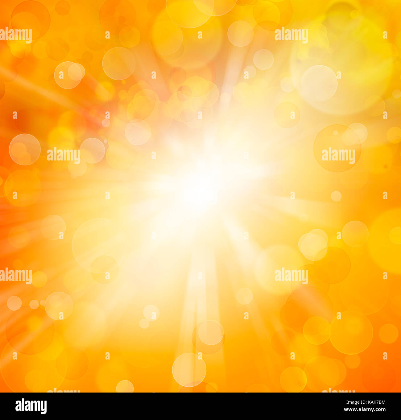 Orange and yellow circles abstract background Stock Photo - Alamy