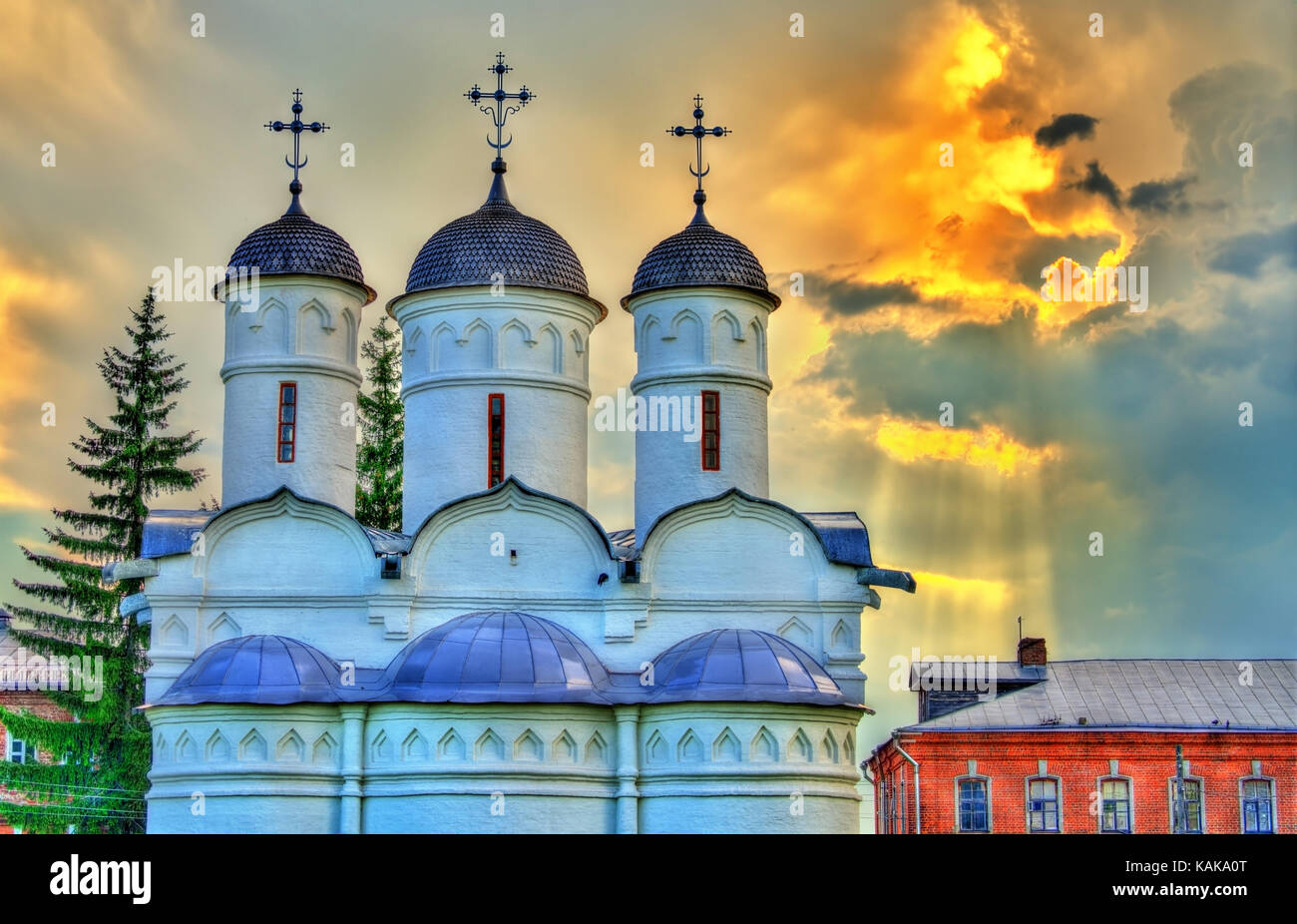 Rizopolozhensky monastery in Suzdal, Vladimir region, the Golden Ring of Russia Stock Photo
