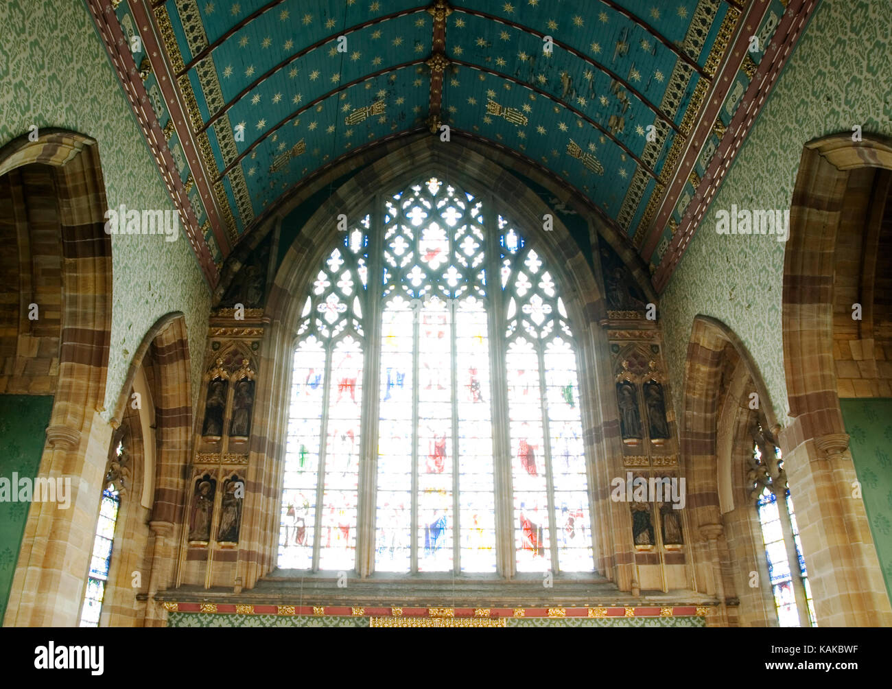 St Augustine's church, Pendlebury Stock Photo Alamy