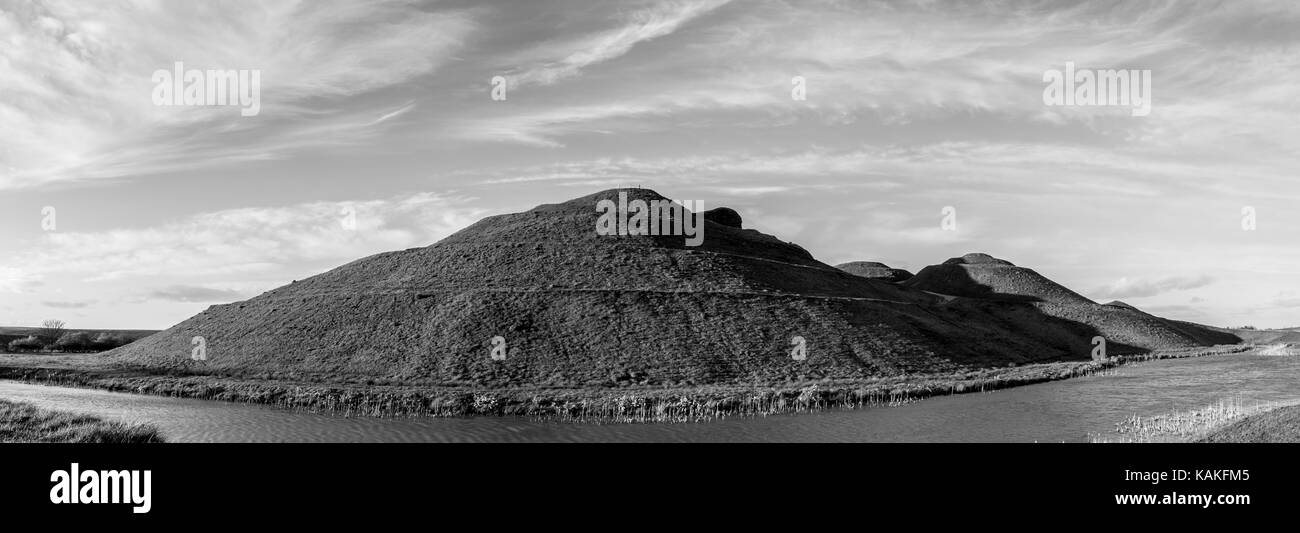 Northumberlandia the largest man-made landform sculpture in the world Stock Photo