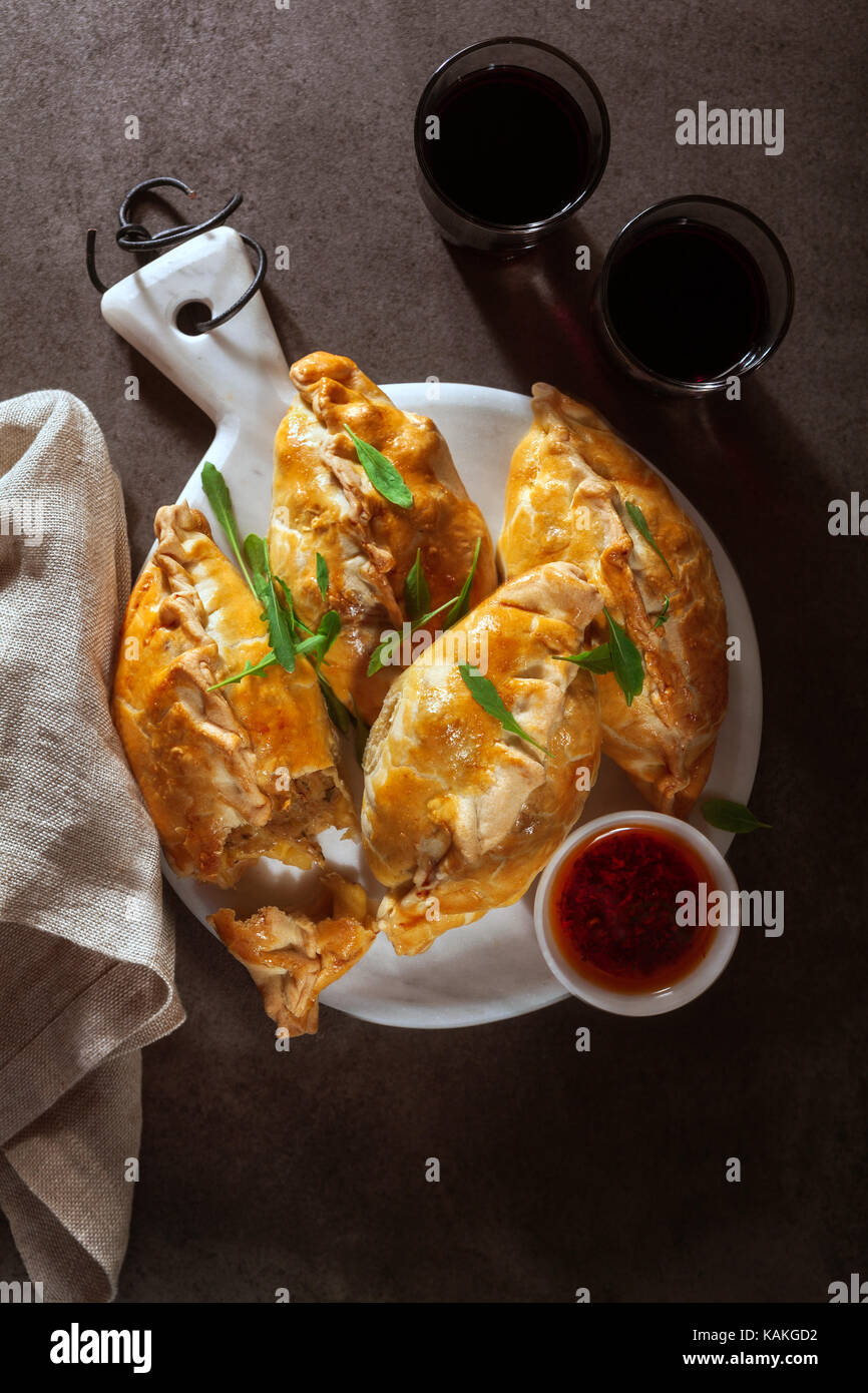Spicy vegan pasty hi-res stock photography and images - Alamy