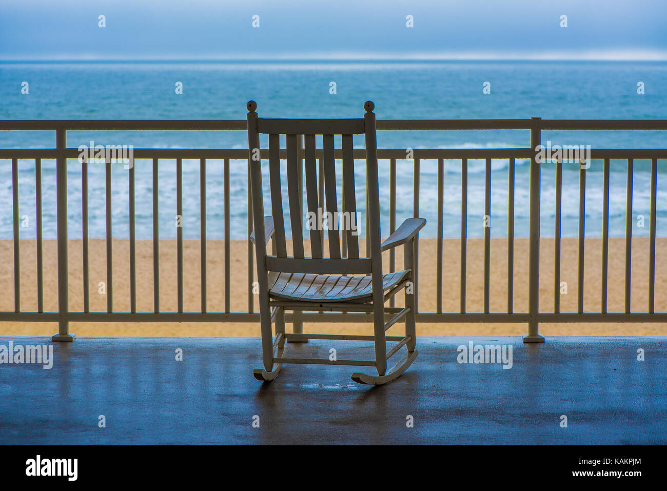 Rocking chairs by the beach hi-res stock photography and images - Alamy