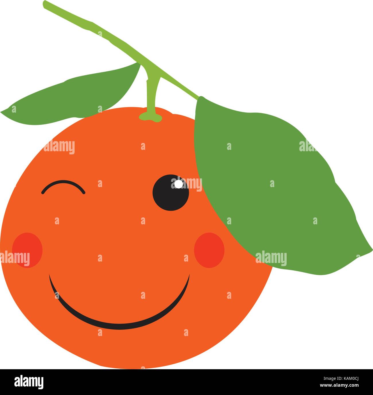Happy orange Stock Vector Images - Alamy