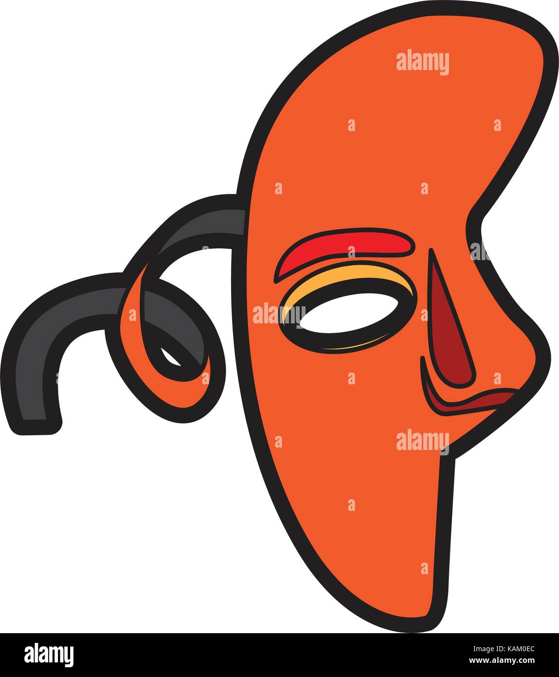 Isolated carnival mask Stock Vector Image & Art - Alamy