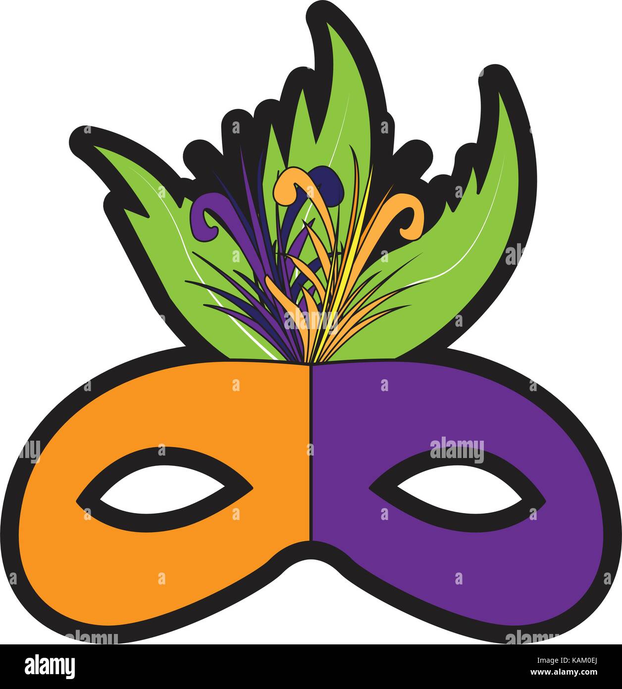 Isolated carnival mask Stock Vector Image & Art - Alamy