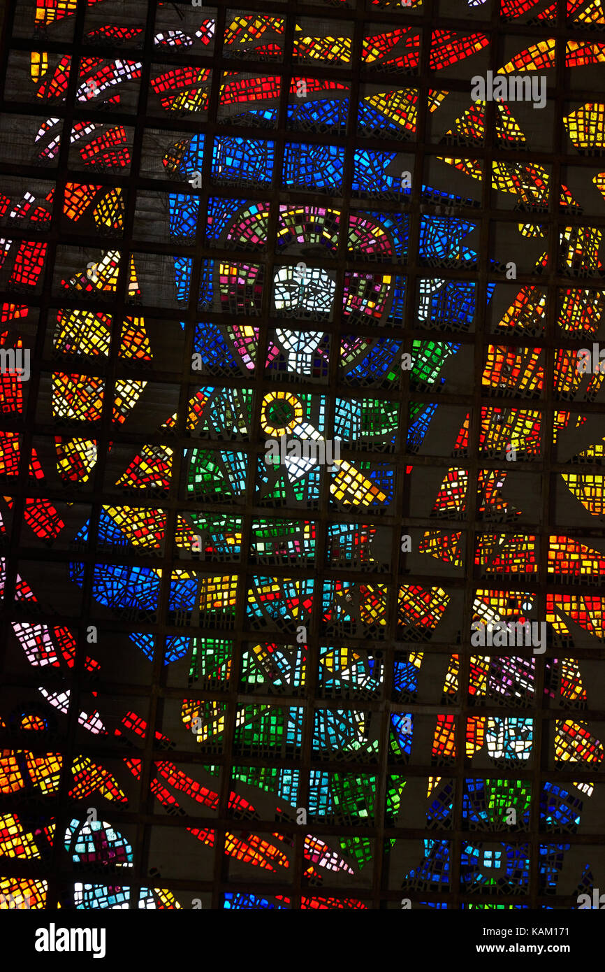 Stained-glass window, Catedral Metropolitana de São Sebastião, Centro ...