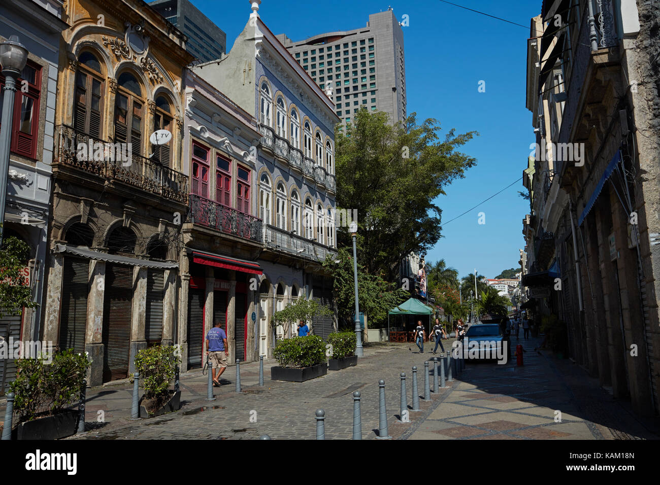 Historic buildings along Rua do Lavradio, Centro, Rio de Janeiro Stock Photo 161479941 Alamy
