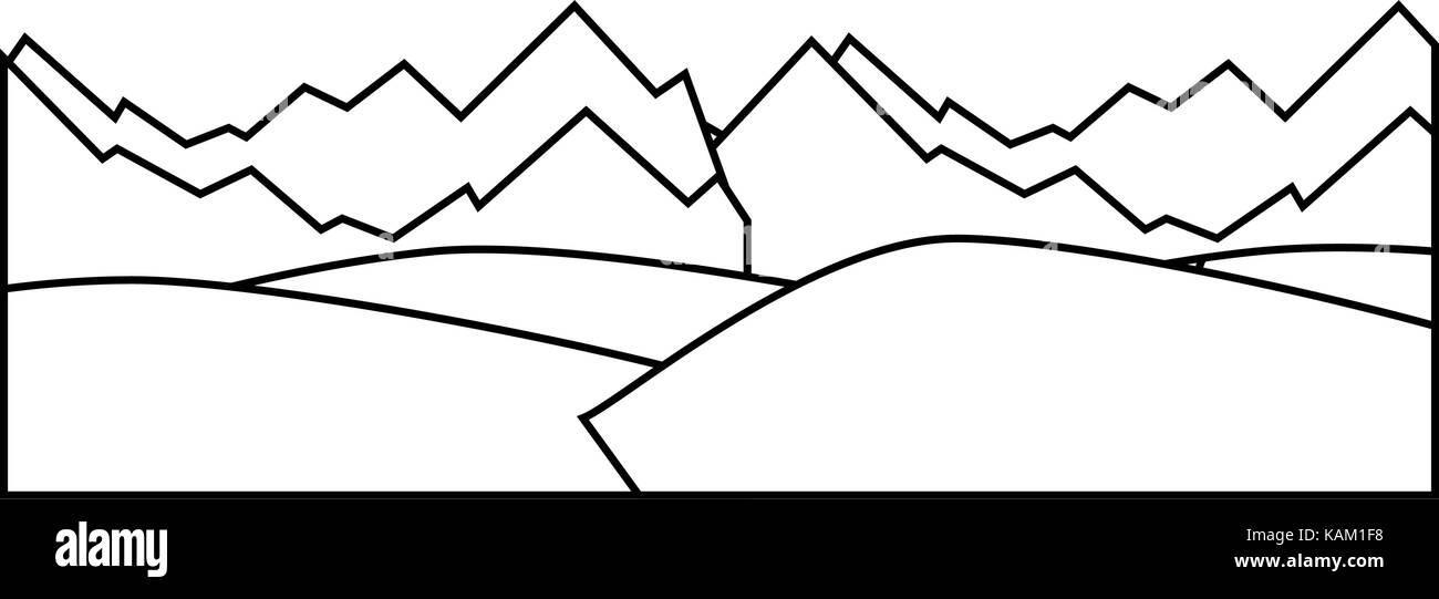 mountains icon image Stock Vector Image & Art - Alamy