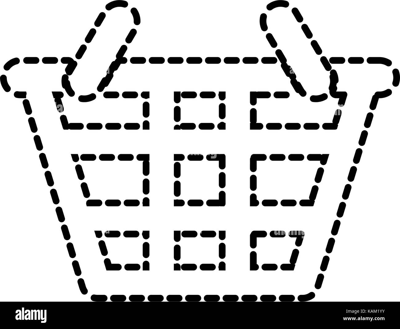 basket sign sticker vector vector illustration Stock Vector Image & Art Alamy