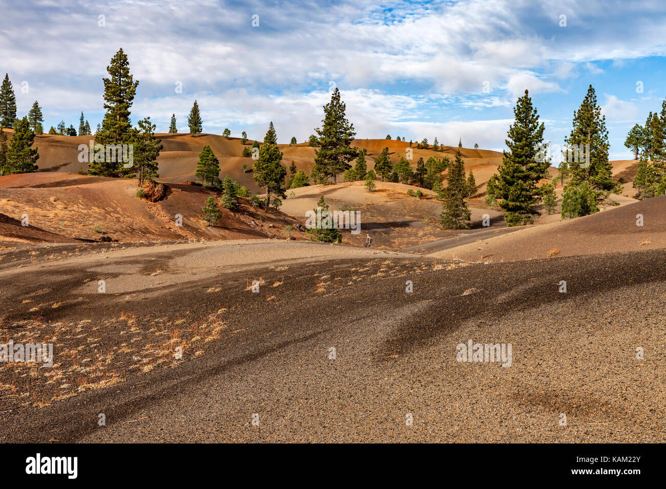 The Painted Dunes in Lassen National Park Stock Photo - Alamy