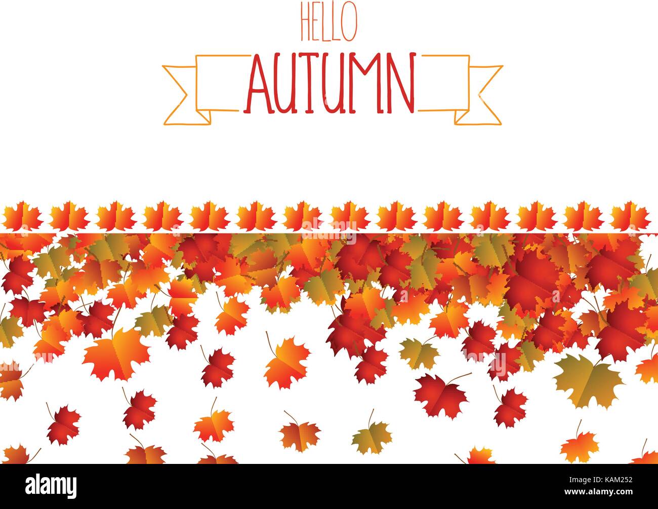 Autumn background with colorful leaves Stock Vector Image & Art - Alamy