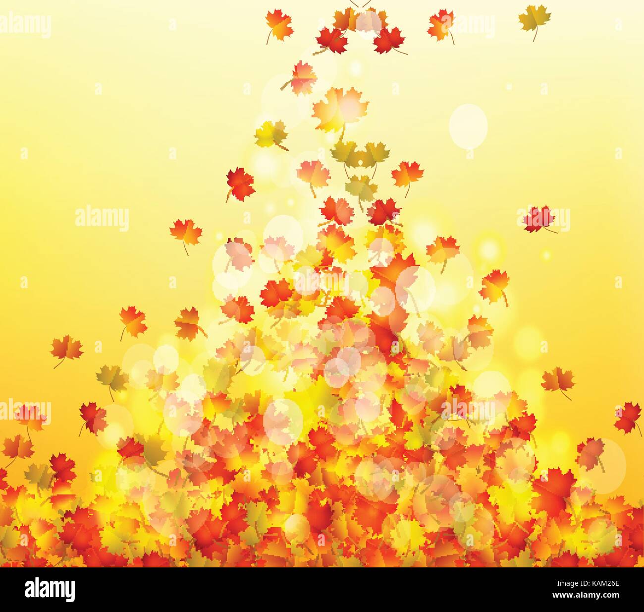 Autumn leaves background Stock Vector Image & Art - Alamy