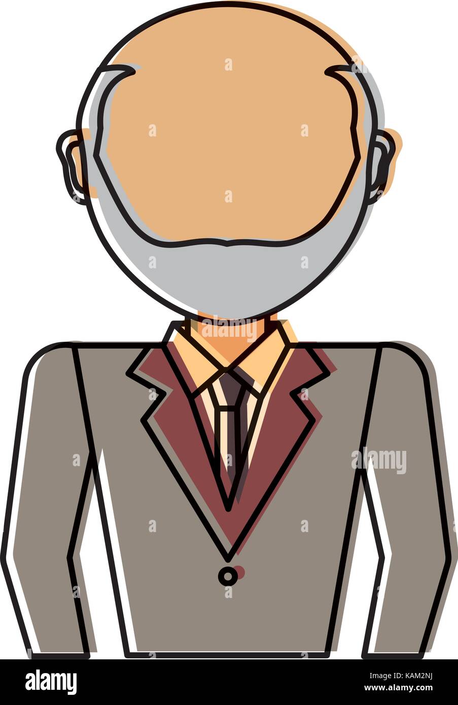 man professional avatar vector illustration Stock Vector Image & Art ...