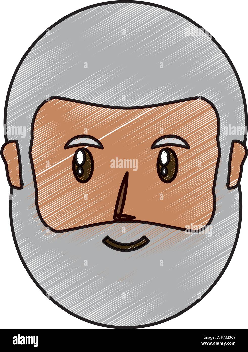 old man face vector illustration Stock Vector Image & Art - Alamy