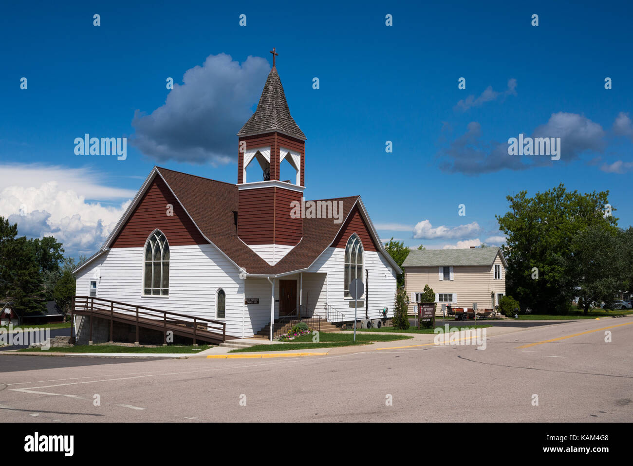 United Methodist Church building in Ely, Minnesota Stock Photo Alamy