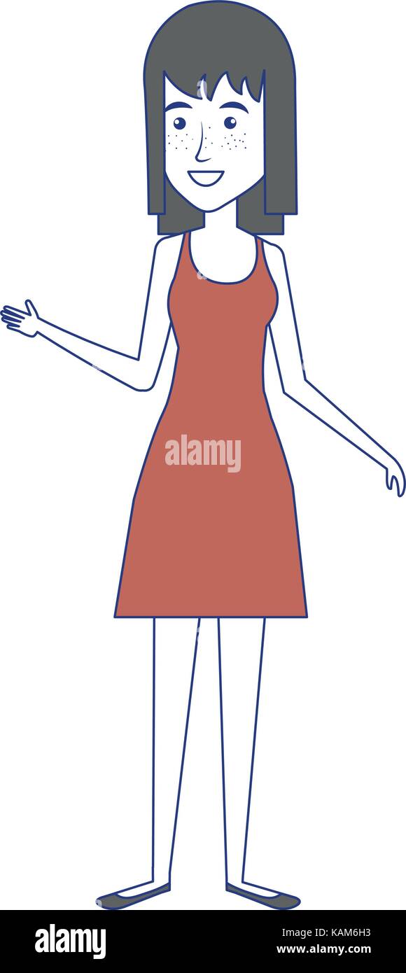 beautiful woman avatar character vector illustration design Stock ...