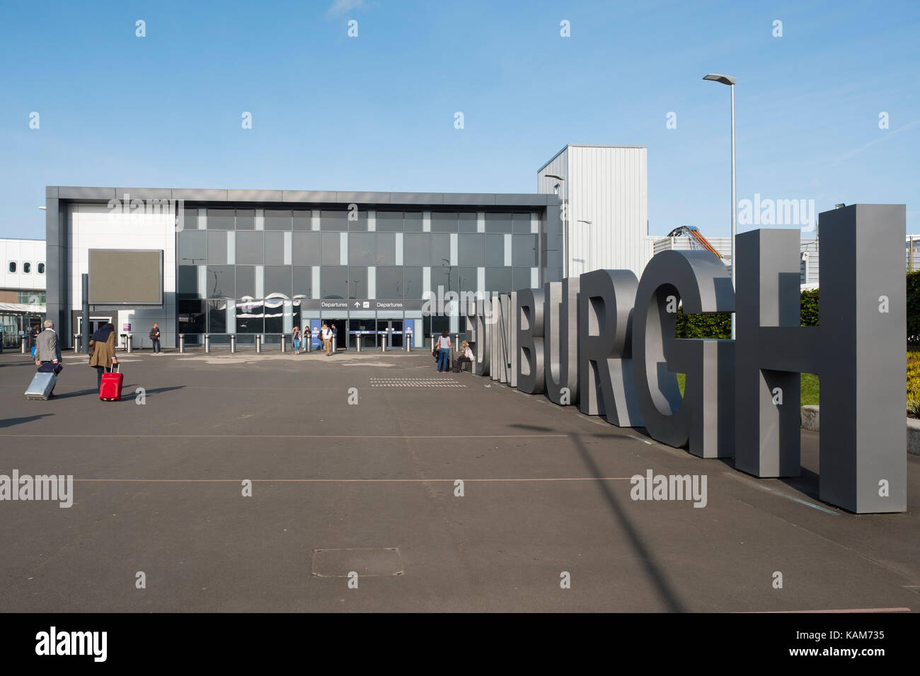 Edinburgh International Airport, Lothian, Scotland, United Kingdom. Stock Photo