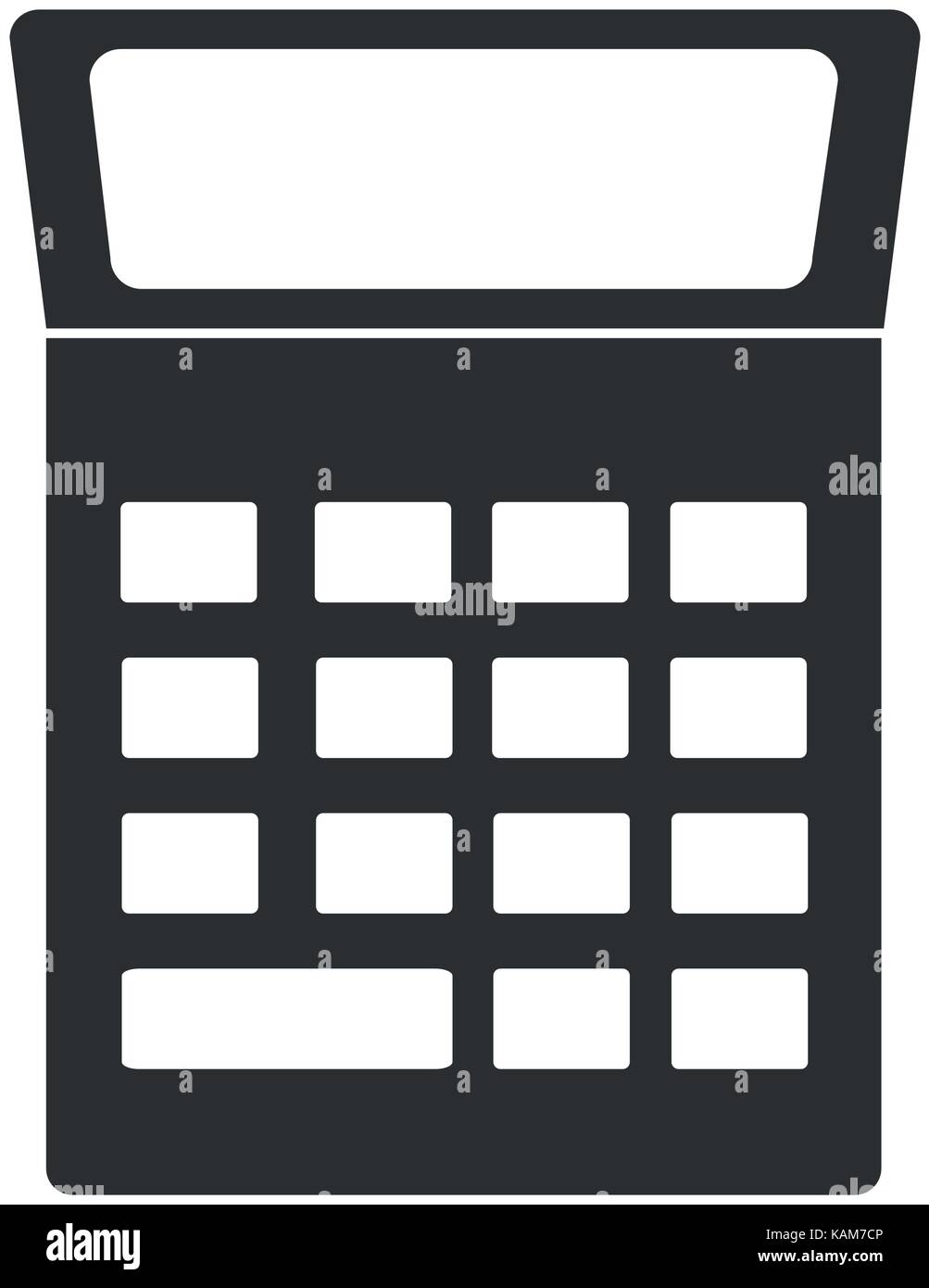 calculator math isolated icon Stock Vector Image & Art - Alamy
