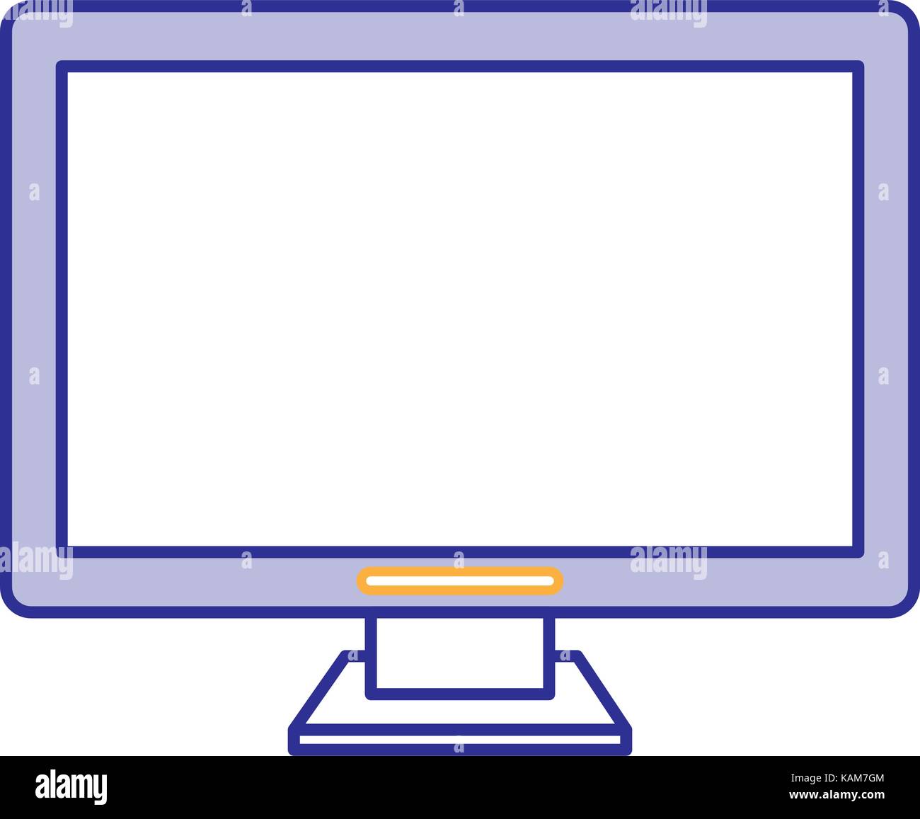 computer display isolated icon Stock Vector Image & Art - Alamy