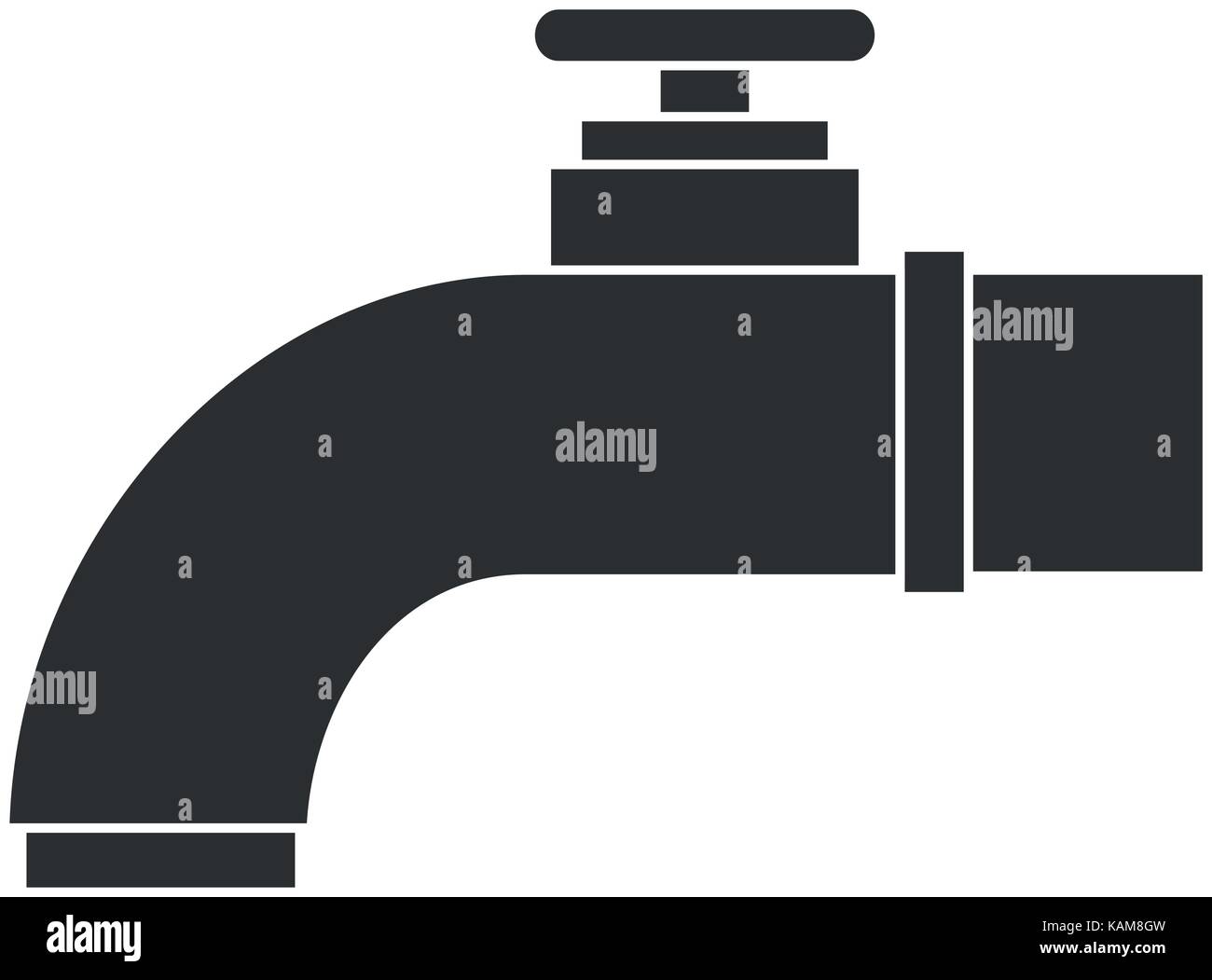 water tap isolated icon Stock Vector Image & Art - Alamy