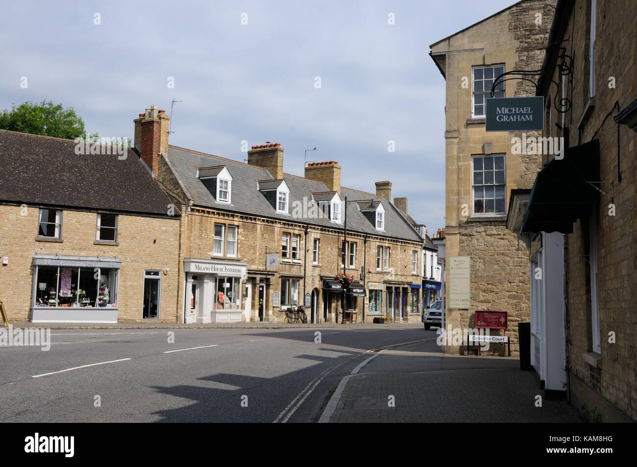 Olney high street hires stock photography and images Alamy