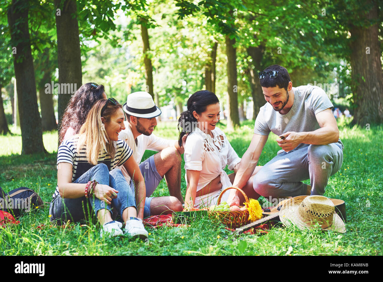 Young Women Having Fun In Sunshine High Resolution Stock Photography ...