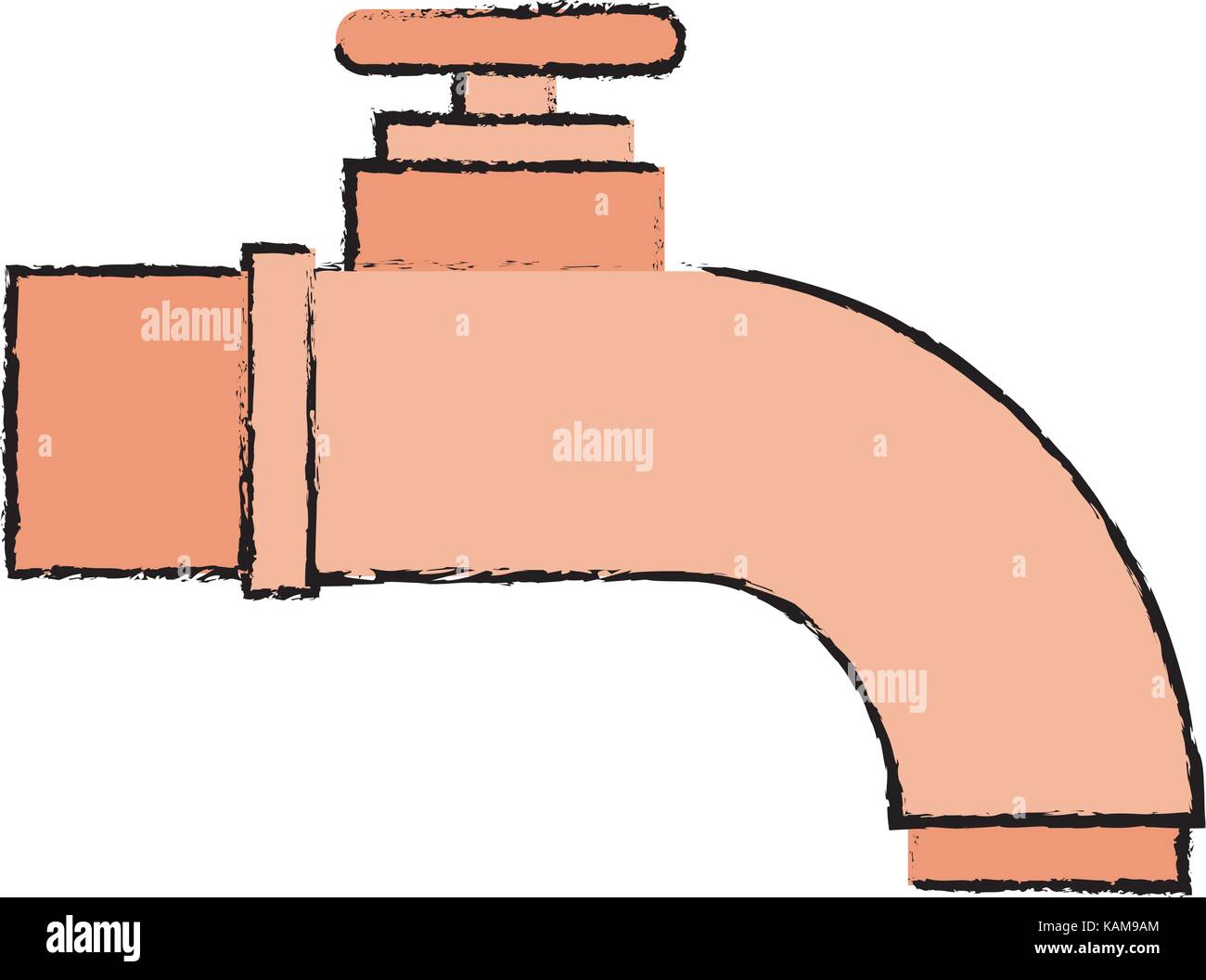 water tap isolated icon Stock Vector Image & Art - Alamy