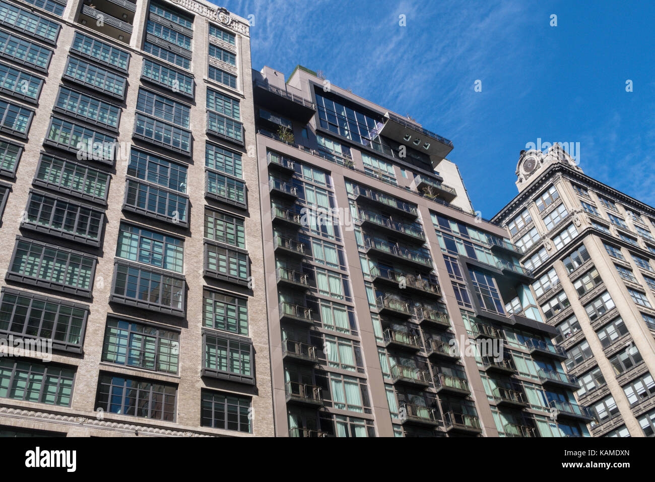 Architecture on Park Avenue South NYC, USA Stock Photo