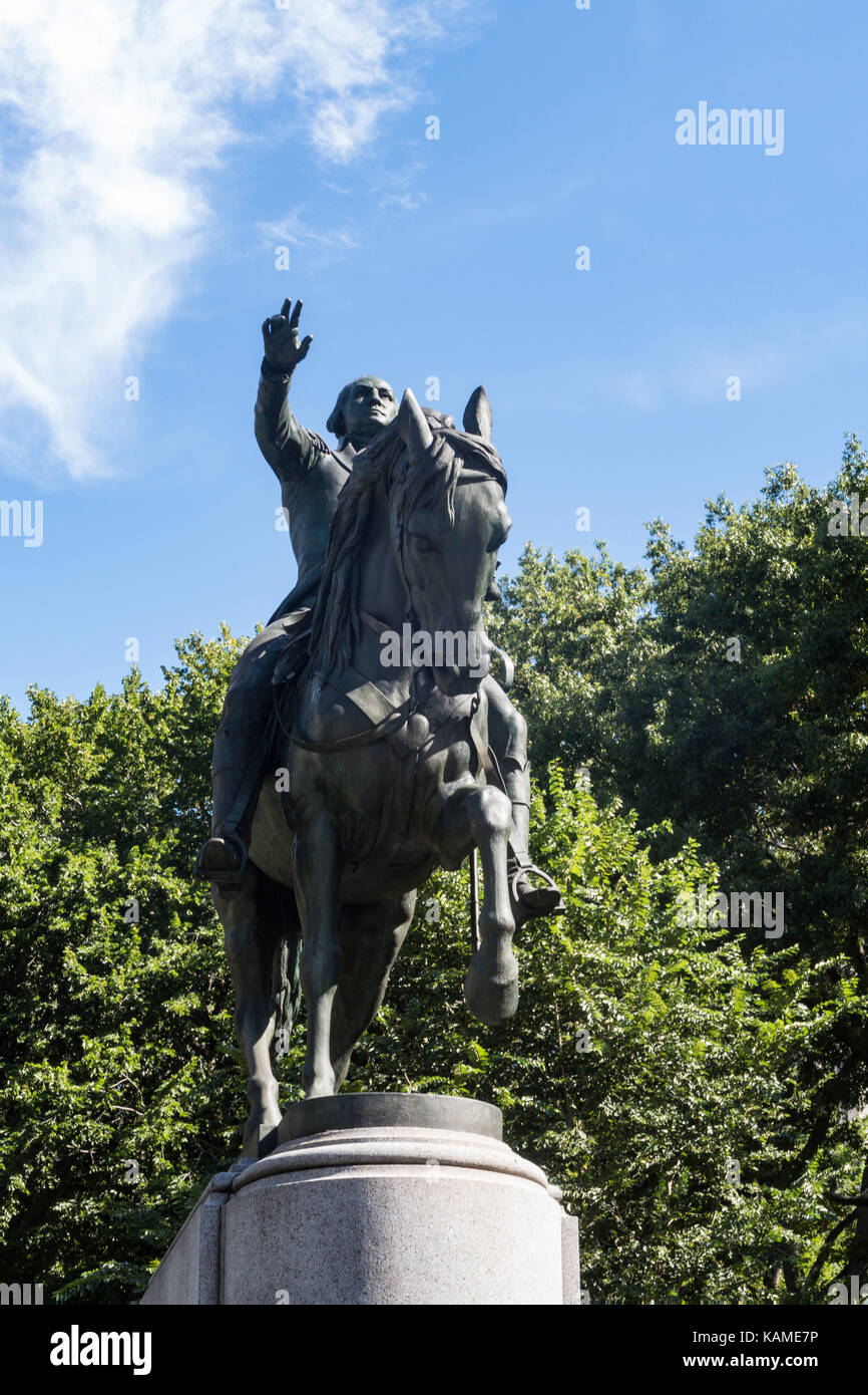 Washington Statue, Union Square Park, NYC Stock Photo Alamy