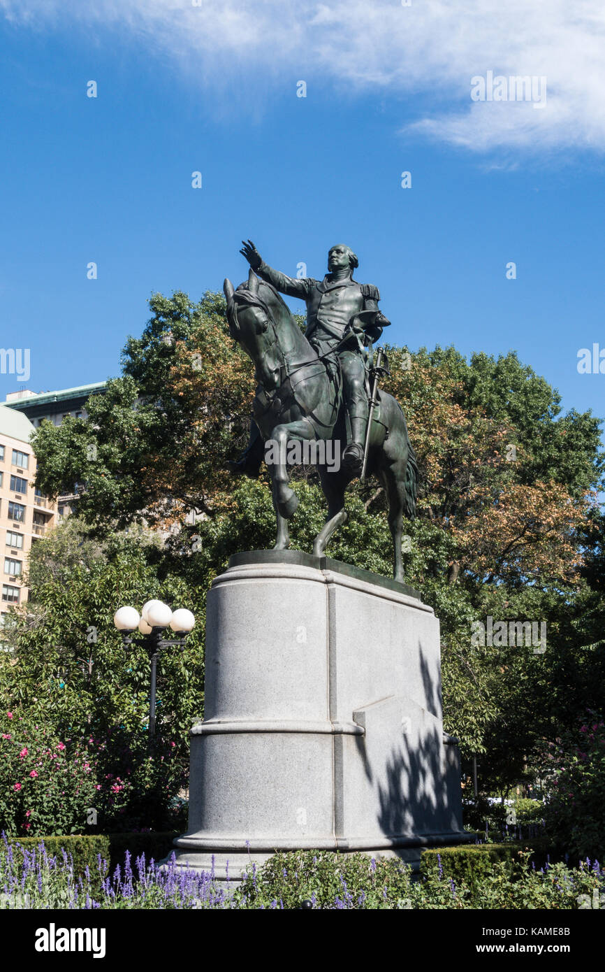 Washington Statue, Union Square Park, NYC Stock Photo Alamy