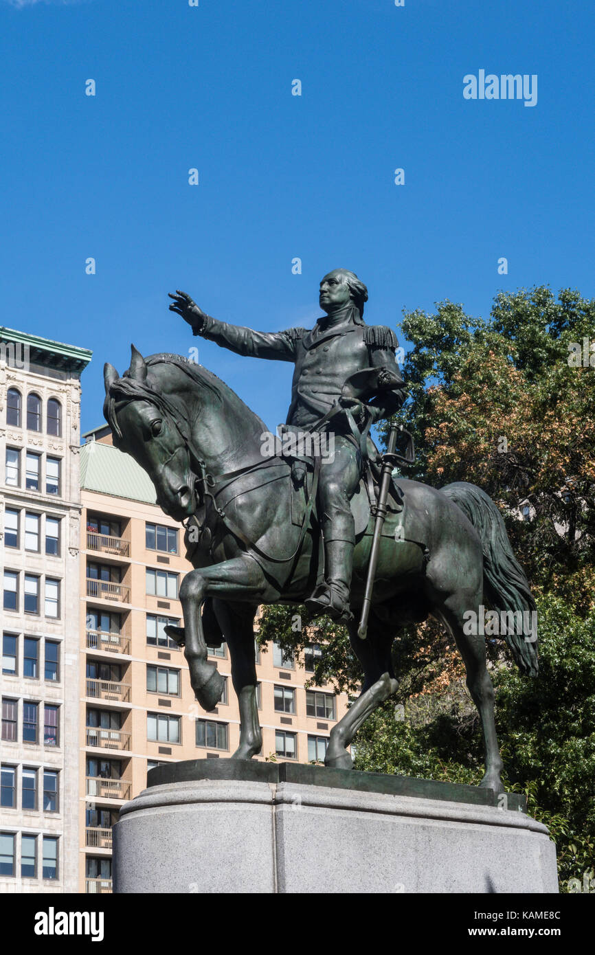 Washington Statue, Union Square Park, NYC Stock Photo Alamy