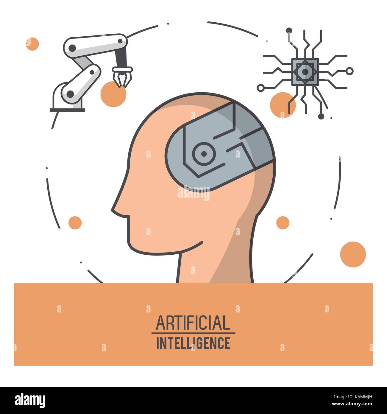 Artificial intelligence technology Stock Vector Image & Art - Alamy