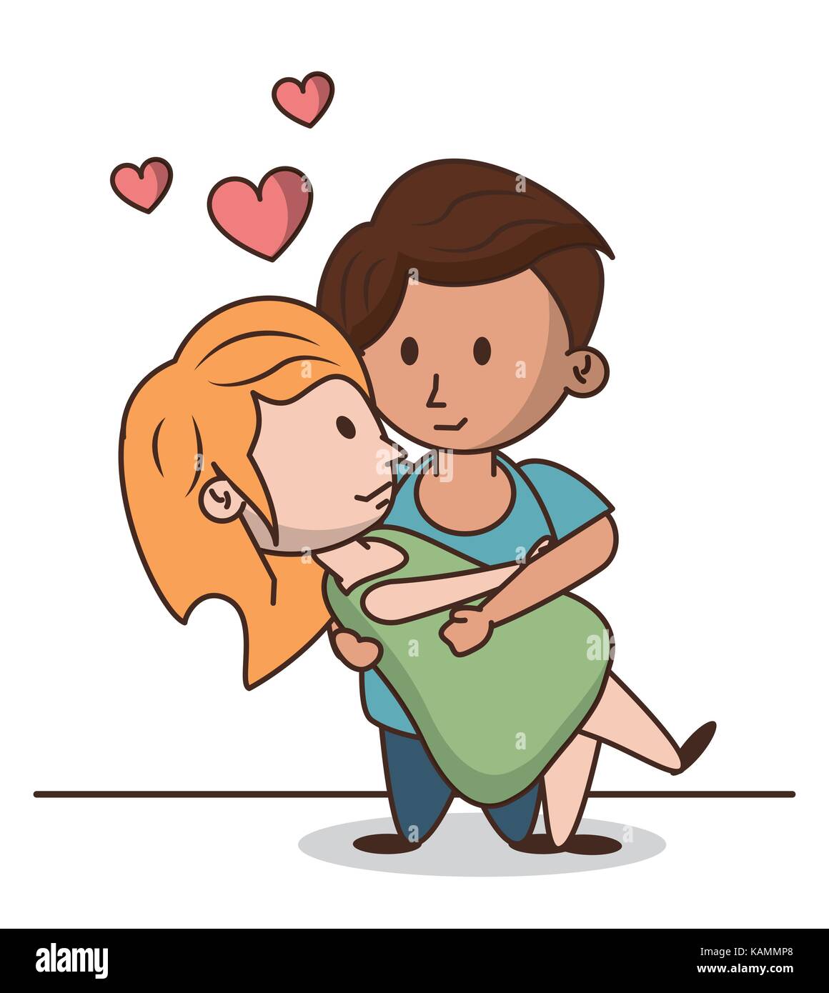 Love cartoon hi-res stock photography and images - Alamy